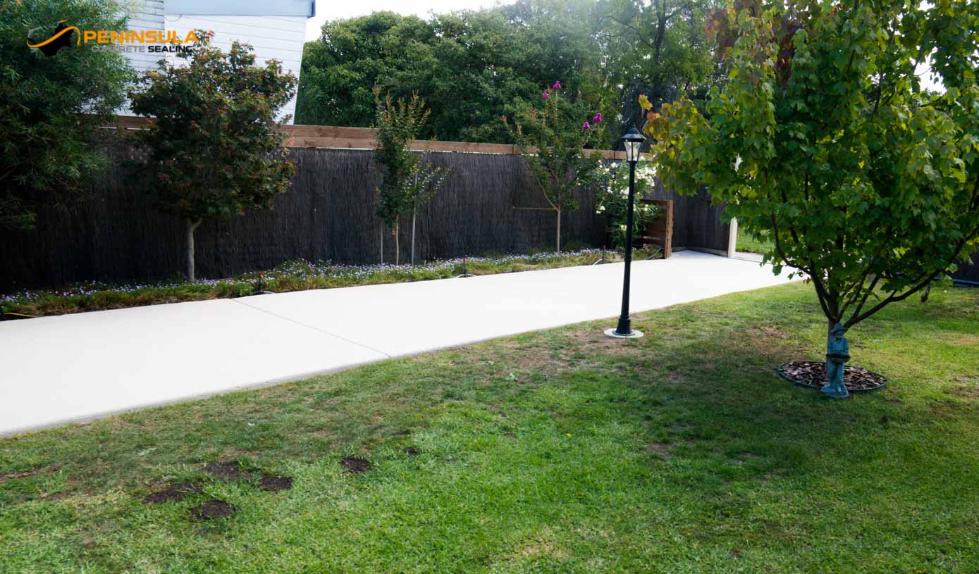 New driveway painting in paperbark colour in Bittern Victoria
